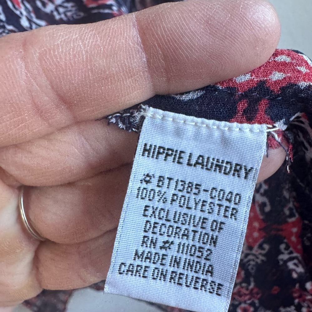 HIPPIE LAUNDRY Kimono with Crochet Detail - Picture 7 of 7
